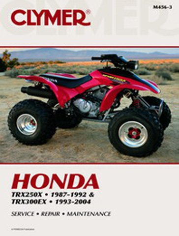 1987-2006 Honda TRX250X TRX300EX Fourtrax Sportrax Clymer Manual