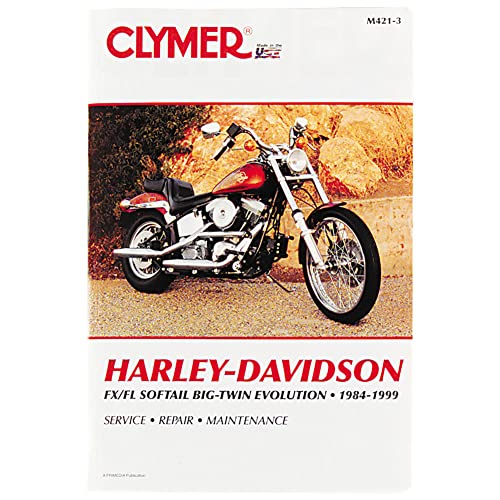 Clymer Repair Manual for Harley FX/FL/FLSTN Softail 84-99