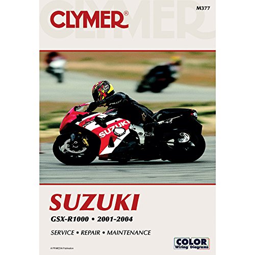 Clymer Repair Manual for Suzuki GSX-R1000 GSXR-1000 01-04