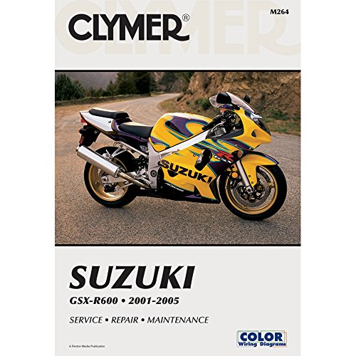 2001-2005 Suzuki GSXR 600 Clymer Repair Manual