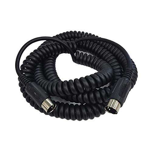 Cable Up CU/MD825 25′ MIDI Male to MIDI Male Coiled MIDI Cable
