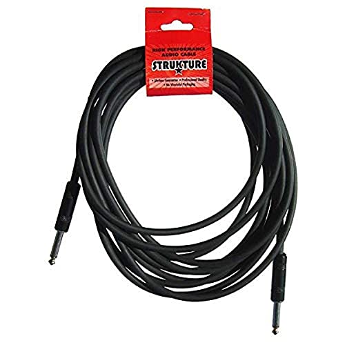 Strukture Instrument Cable, 1/4″, Black (SC10R)