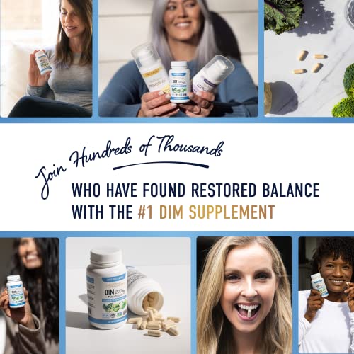 DIM Supplement 200 mg | Estrogen Balance for Women & Men | Hormone Balance, Hormonal Acne Supplements, Menopause Support, Antioxidant Support | Clean Label Project Certified, Vegan, Soy Free | 60 Ct. | The Storepaperoomates Retail Market - Fast Affordable Shopping