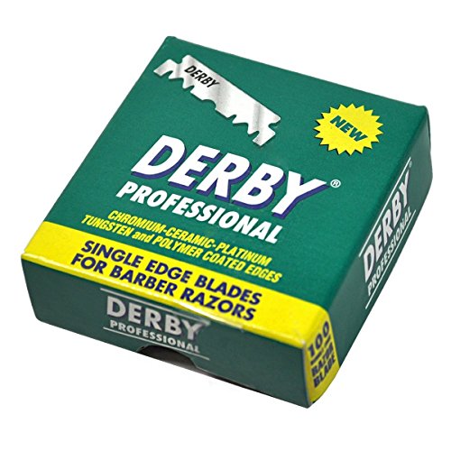 1000 “Derby Professional” Single Edge Razor Blades for straight razor