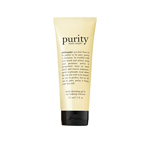 philosophy purity made simple cleansing gel for face and eyes, 7.5 Fl Oz (Pack of 1)