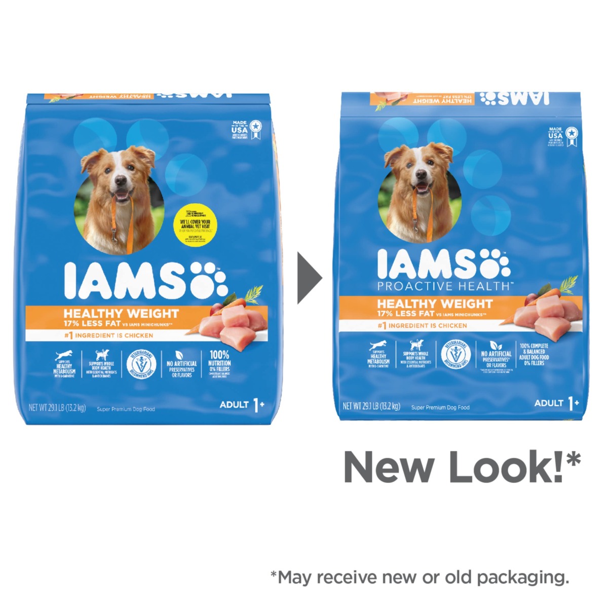 IAMS Adult Healthy Weight Control Dry Dog Food with Real Chicken, 29.1 lb. Bag | The Storepaperoomates Retail Market - Fast Affordable Shopping