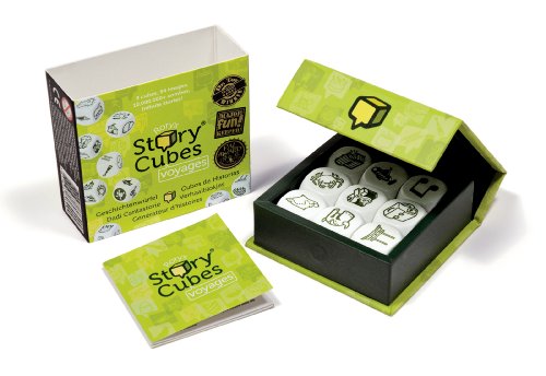 Rory’s Story Cubes Voyages | Storytelling Game for Kids and Adults | Fun Family Game | Creative Kids Game | Ages 6 and up | 1+ Players | Average Playtime 10 Minutes | Made by Zygomatic