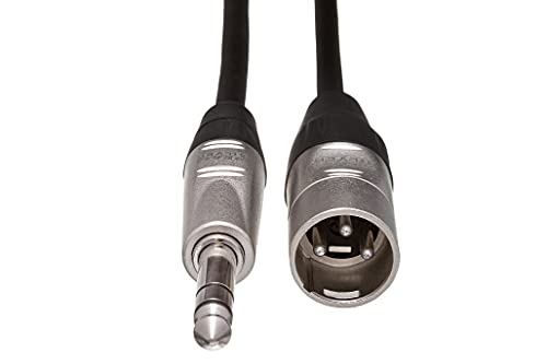 Hosa HSX-005 REAN 1/4″ TRS to XLR3M Pro Balanced Interconnect Cable, 5 Feet