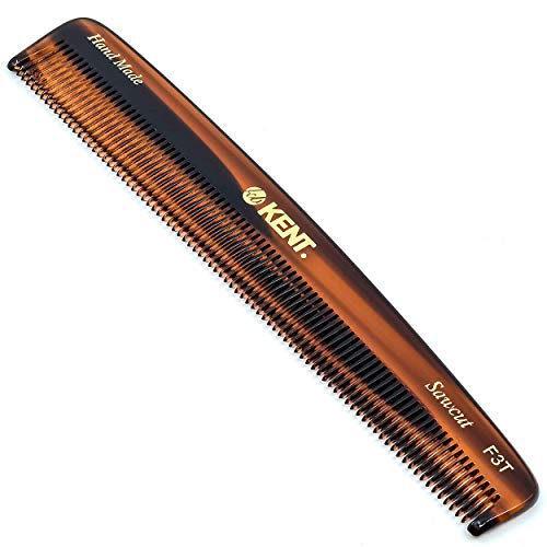 Kent F3T Fine Tooth Comb for Hair Care/Parting Comb and Combs for Men and Combs for Women – Dandruff Hair Comb/Kent Mens Combs for Hair Fine Teeth Comb Hair Comb Fine/Men Comb Comb for Women