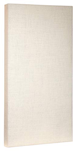 ATS Acoustic Panel 24x48x4 Inches, Beveled Edge, in Ivory