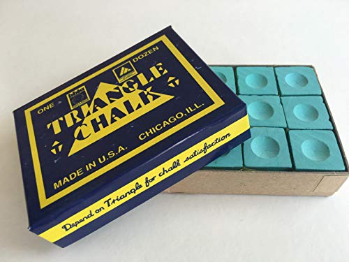 12 PIECES GREEN TRIANGLE CHALK by Triangle