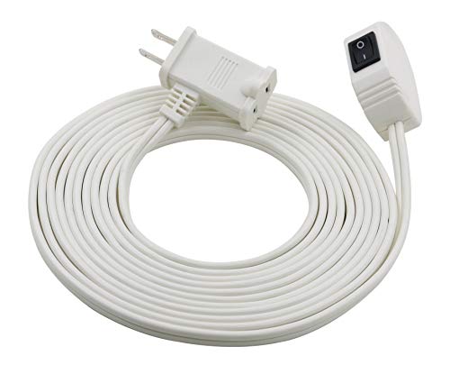 Prime Wire & Cable EC870615 16/2 SPT-2 Remote-Switch Cord, 15 Feet, White