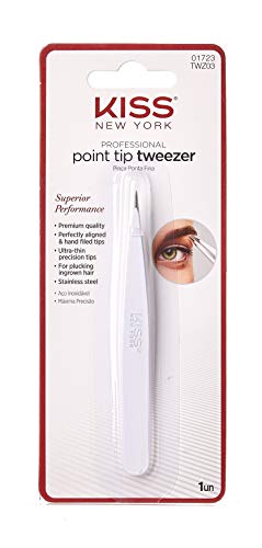 Kiss Point Tip Tweezer, Ultra-thin precision tips, Stainless steel (TWZ03)