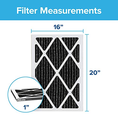 Filtrete 16x20x1, AC Furnace Air Filter, MPR 1200, Allergen Defense Odor Reduction, 4-Pack (exact dimensions 15.69 x 19.69 x 0.81) | The Storepaperoomates Retail Market - Fast Affordable Shopping