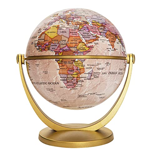 Waypoint Geographic GyroGlobe World Globe, 4″, Classic Oceans