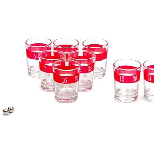 EZ DRINKER 16pc Shot Roulette Game Set – Shot Spinning Drinking Game | The Storepaperoomates Retail Market - Fast Affordable Shopping