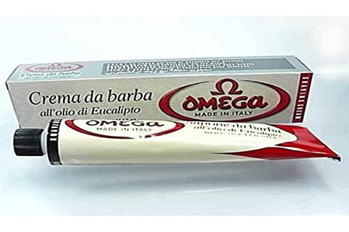 Eucalyptus Shaving Creme Tube 3.52oz shave cream by Omega