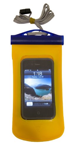 Seattle Sports 042226 E-Merse Dry Padded Waterproof Cell Phone Case (Yellow Size 7″ x 3.25″)
