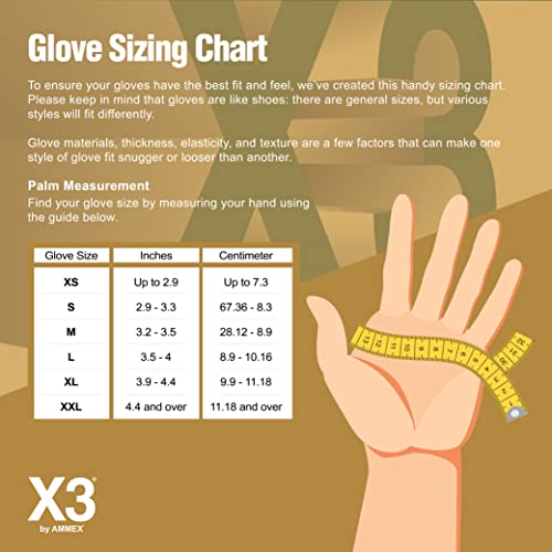 X3 Clear Vinyl Disposable Industrial Gloves, 3 Mil, Latex & Powder-Free, Food-Safe, Non-Sterile, Smooth, Small, Case of 1000 | The Storepaperoomates Retail Market - Fast Affordable Shopping