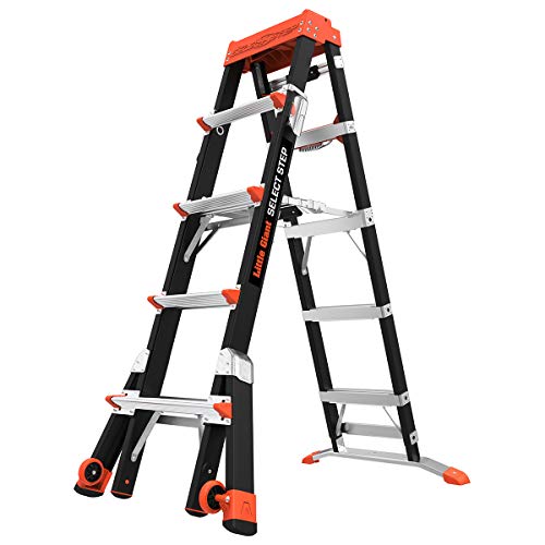 Little Giant Ladders, Select Step, 5-8 foot, Stepladder, Fiberglass, Type 1AA, 375 lbs weight rating, (15130-001) | The Storepaperoomates Retail Market - Fast Affordable Shopping