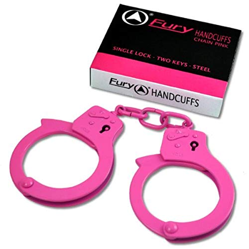 Fury Single Lock Handcuff (Hot Pink)
