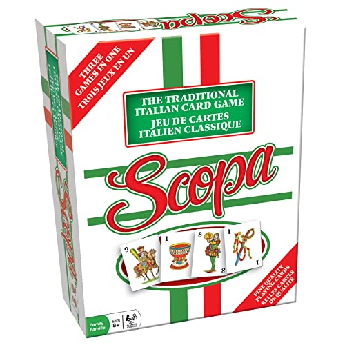 Ouset Media: Scopa (Bilingual)- 3 Games in 1, Develops Critical Thinking Skills