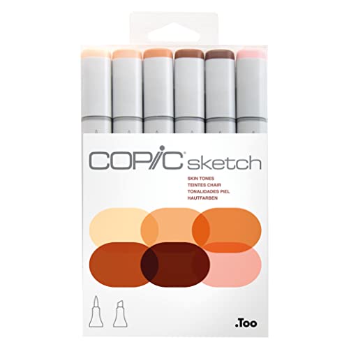 Copic Sketch 6pc set, Skin Tone (Discontinued) | The Storepaperoomates Retail Market - Fast Affordable Shopping