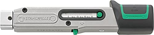 Stahlwille 730 Torque Wrench, Size 2, 4-20Nm, 9x12mm Insert, 179mm Long, with Tool Carrier for Insert Tools, 50180002