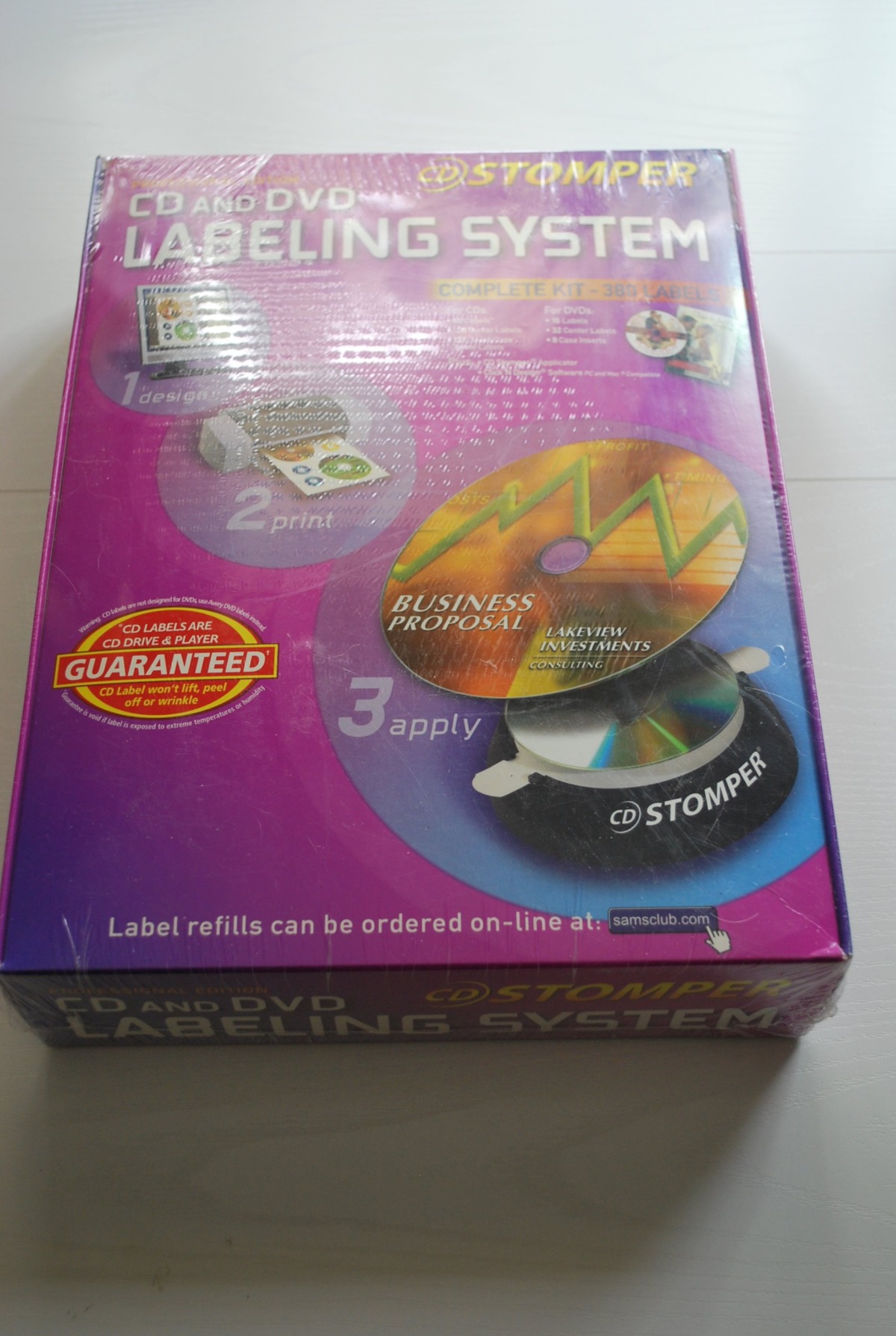 CD Stomper CD/DVD Labeling System: 380 Labels and Software | The Storepaperoomates Retail Market - Fast Affordable Shopping