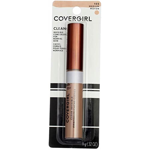 CoverGirl Invisible Concealer, Medium [155], 0.32 oz (Pack of 3)