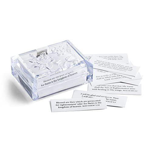 Dayspring Inspirational Promise Box – God’s Gifts, Clear (T9652), 3 1/2″ x 2 3/4″ x 2 3/4″