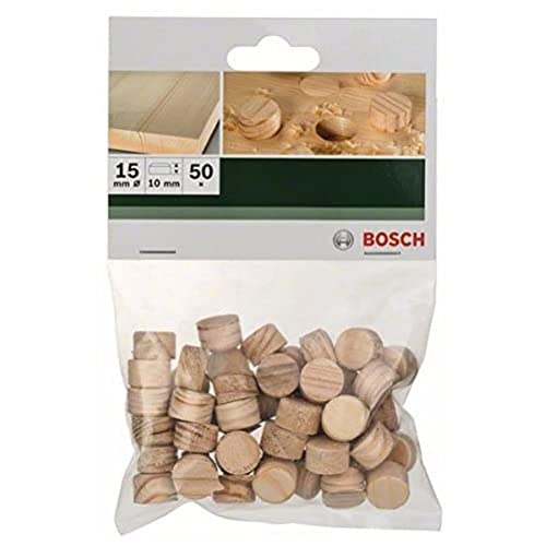 Bosch 2609255320 Wood Tenons with Diameter 15mm/ Thickness 10mm