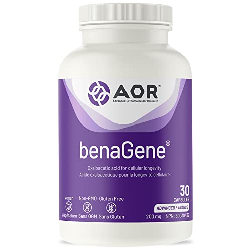 AOR, benaGene, Supports Healthy Aging, Energy and Longevity, Dietary Supplement, 30 servings (30 capsules)