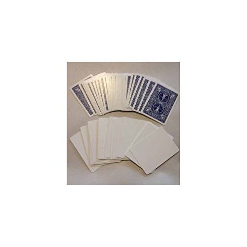 Blank Face Cards (Bicycle) – blue