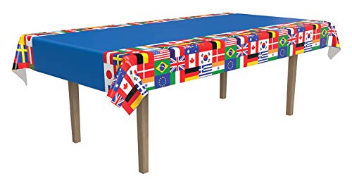 International Flag Tablecover Party Accessory (1 count) (1/Pkg)