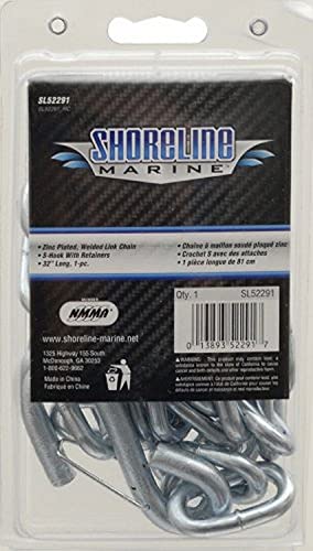 Shoreline Marine Safety Chain, 1/4 X 32-Inch (1 Piece)