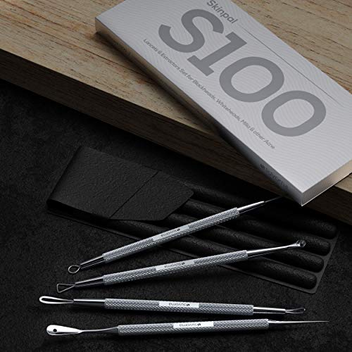 Suvorna Skinpal S100 Pimple Popper Tool Kit, Milia Remover, Lancet for Facial Extraction, Whitehead Extractor Tool, Comedone Extractor, Blackhead Remover Tool, Acne Needle Tool & Cyst Removal Tool. | The Storepaperoomates Retail Market - Fast Affordable Shopping