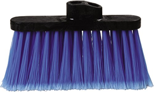 CFS 3685314 Duo-Sweep Light Industrial Broom Head, 4″ Long Blue Synthetic Bristles, 13″ W x 7″ H Overall
