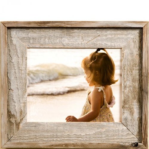 MyBarnWoodFrames – Lighthouse Series Reclaimed Barn Wood 8×10″ Picture Frame (2 Inch Wide Frame)