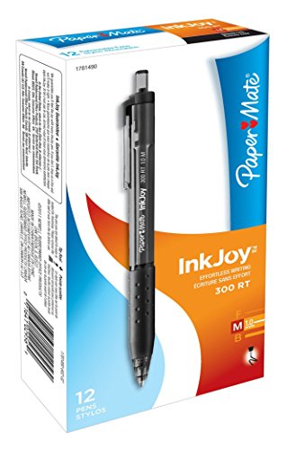 Sanford Paper Mate Inkjoy 300RT Retractable Ballpoint Pens, Black, 12-Pack | The Storepaperoomates Retail Market - Fast Affordable Shopping