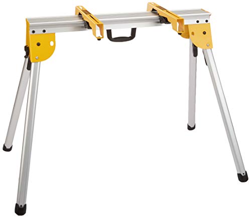 DEWALT Miter Saw Stand, 1,000 lb Capacity, Lightweight and Portable, Leg Locks for Easy Set Up, Mounting Brackets Included (DWX725B)