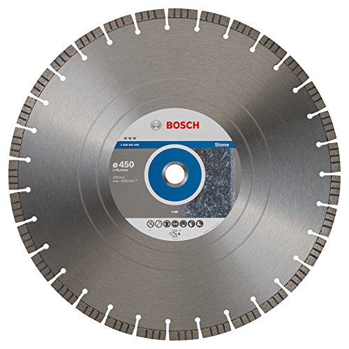 Bosch 2608602650 Diamond Cutting Disc Best for Stone, 450mm Ø, 25.40mm x 3.8mm x 12mm