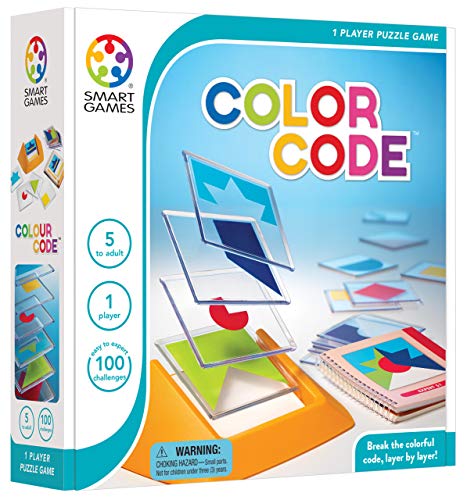 SmartGames Color Code Cognitive Skill-Building Puzzle Game Featuring 100 Challenges for Ages 5 – Adult | The Storepaperoomates Retail Market - Fast Affordable Shopping