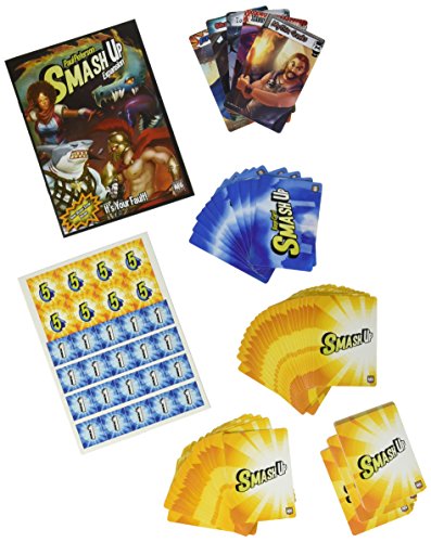 Smash Up It’s Your Fault Expansion – AEG, Board Game, Card Game, Player’s Choice, Superheroes, Sharks, Tornados, Dragons, and more, 2 to 4 Players, 30 to 45 Minute Play Time, for Ages 10 and Up