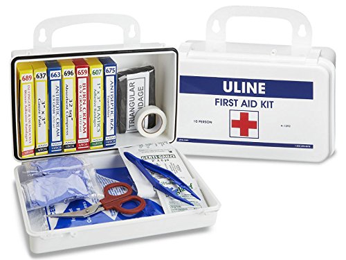 H-1292 – Description : First Aid Kit for 10 Person – First Aid Kit, Uline – Each