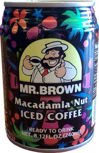 Mr. Brown Iced Coffee, Macadamia Nut, 24 – 8.12-Ounce Cans