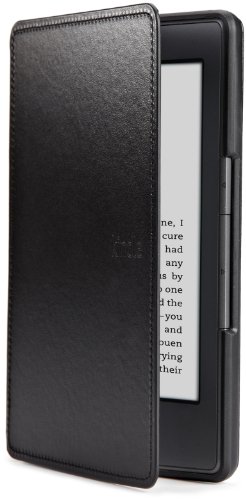 Amazon Kindle Leather Cover, Black (does not fit Kindle Paperwhite, Touch, or Keyboard)