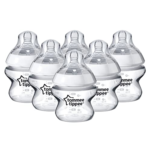 Tommee Tippee Closer to Nature 150 ml/5fl oz Feeding Bottles (6-Pack)