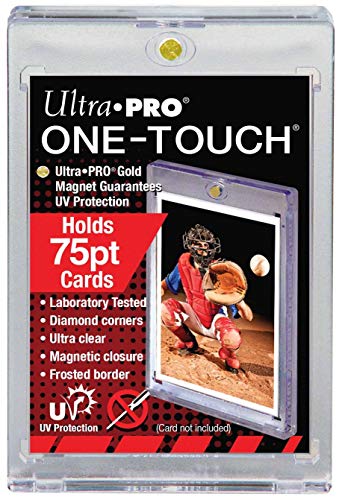 1 (One) 75pt Ultra Pro One-Touch Magnet Card Holder for Thicker Baseball and other Trading Cards