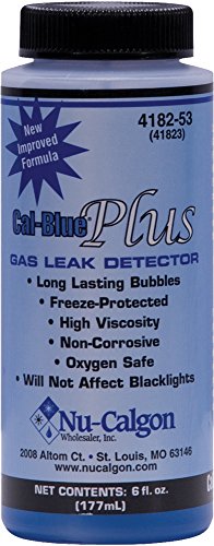 Nu-Calgon 4182-53 (6 oz. Bottle) Cal-Blue Plus Micro Gas Leak Detector